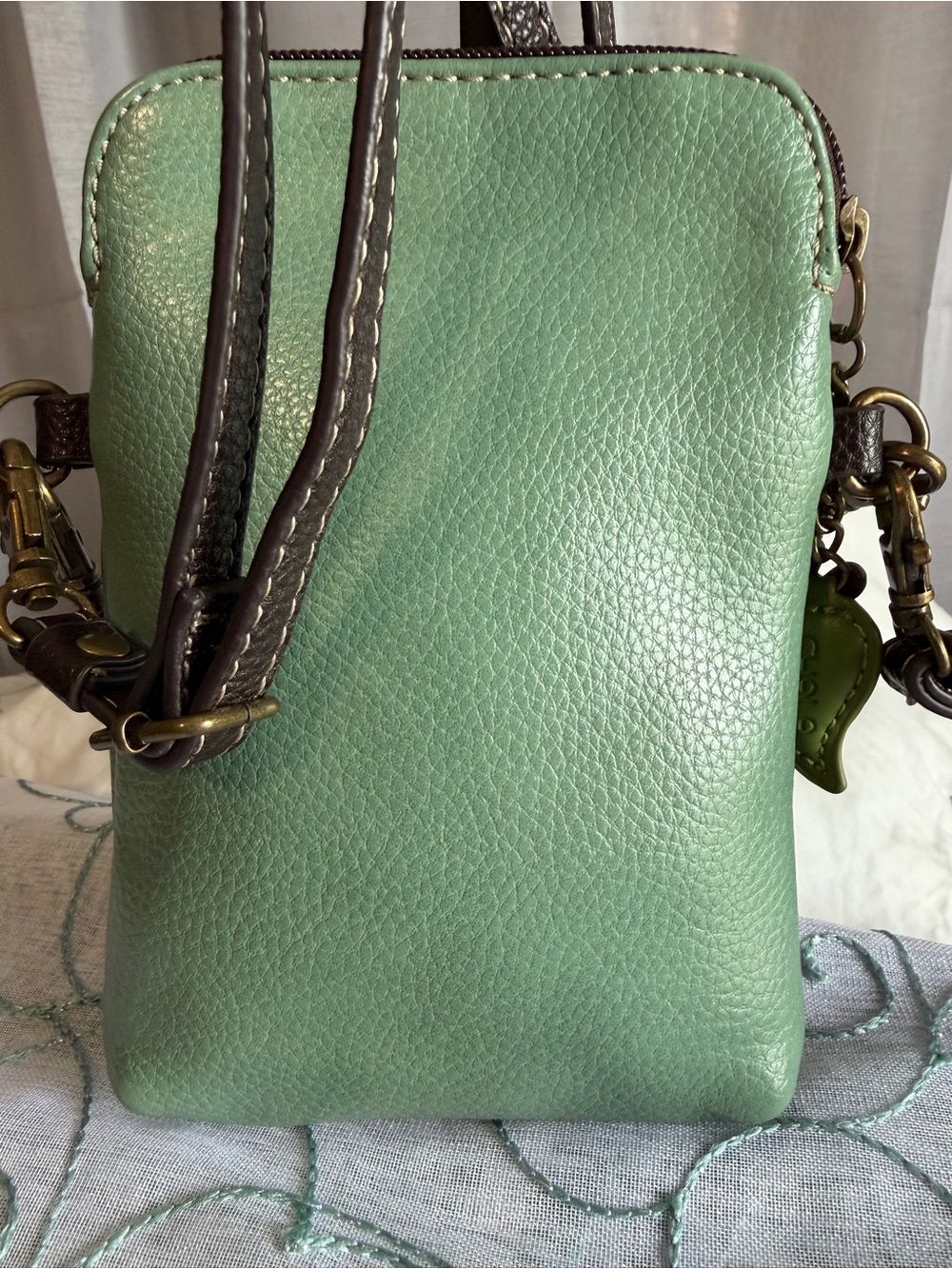 Chala Whimsical Bluebird Convertible Crossbody Bag/Wallet - EUC - Picture 5 of 9
